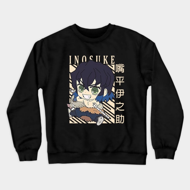 Inosuke Hashibira - Demon Slayer Crewneck Sweatshirt by Otaku Emporium